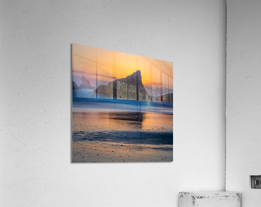 Coos Bay Sunset Acrylic Print