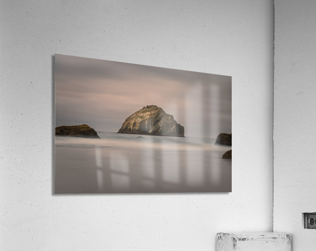 Face Rock Acrylic Print