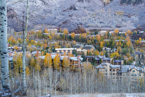 Fire and Ice in Snowmass Colorado  Print