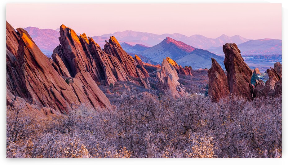 Rox Park Red Rocks Sunrise by Katie Kyle Photography