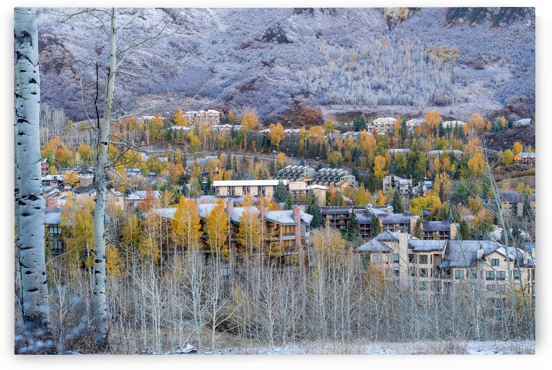 Fire and Ice in Snowmass Colorado  by Katie Kyle Photography