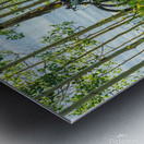 Biking in the Aspens Metal print