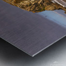 Puffins on the Rock Metal print