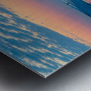 Destin Florida Sunrise Woman walking ahead of me catching a moment Metal print