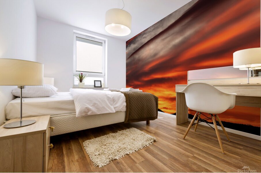 Firehouse Sunset Mural print