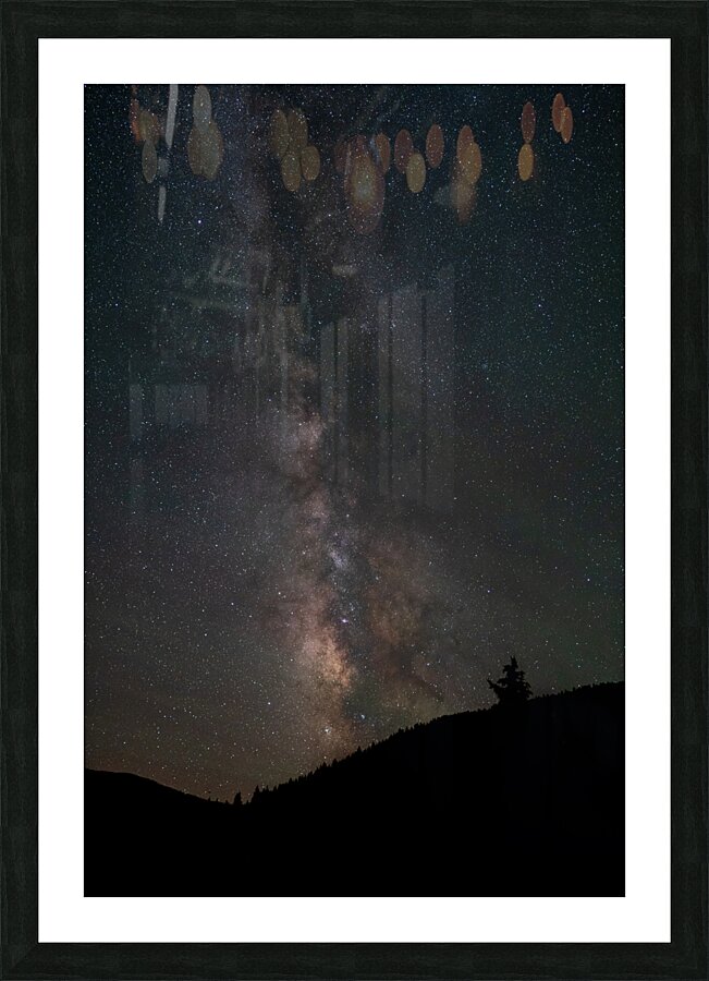 Ruedi Reservoir Colorado Astro Picture Frame print