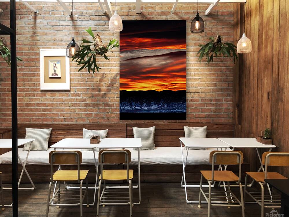 Firehouse Sunset Reproduction