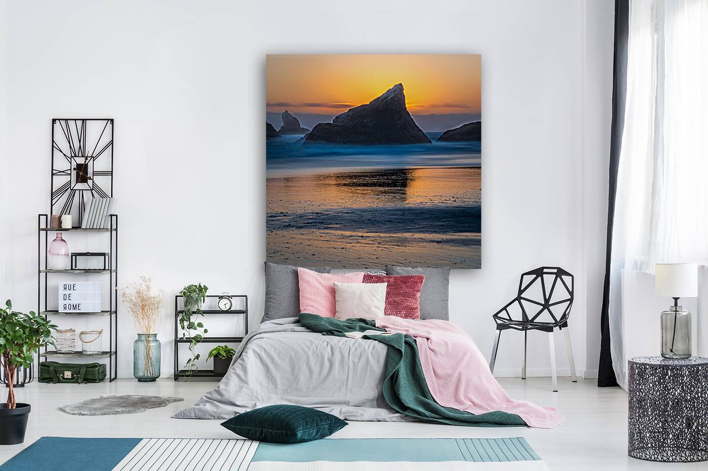 Coos Bay Sunset Reproduction